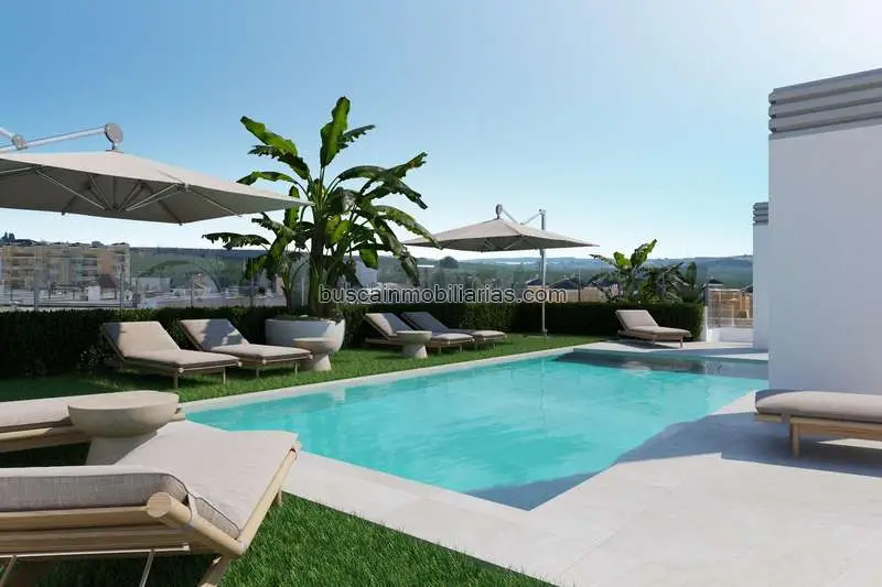 Aticos en Venta Algorfa - Piscina Gimnasio Apartamentos Obra Nueva