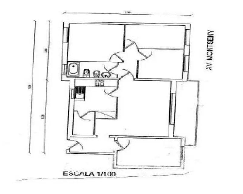 Piso 4 habitaciones 94m2 Vilanova i la Geltru