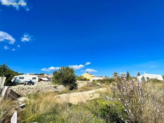 Parcela en Venta Calpe 1475m2 Vistas al Mar