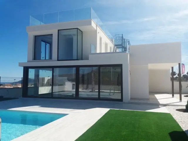 Villa Moderna 4 Dormitorios Polop Costa Blanca