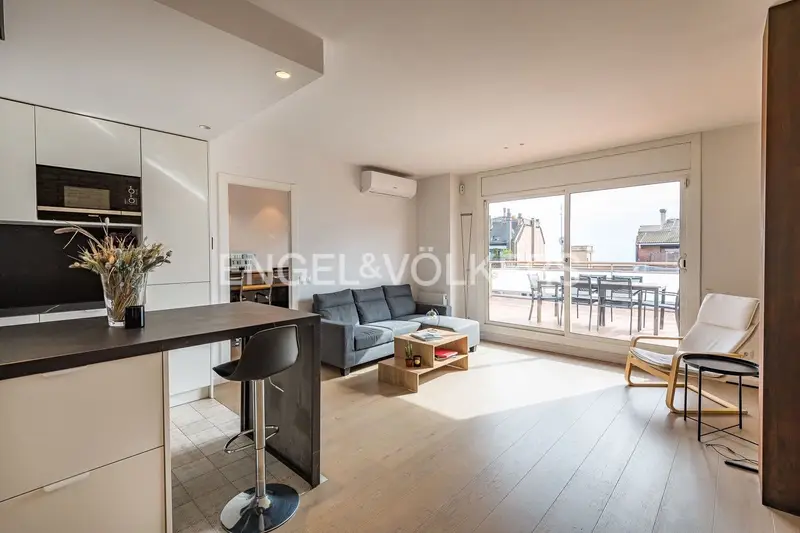 Atico en alquiler en Vallvidrera 3 dormitorios terraza 50m2