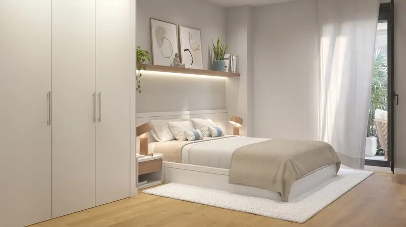 Piso Reformado con Salon Amplio y Cocina Integrada en L Hospitalet
