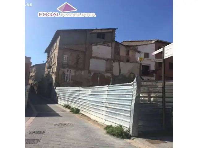 Solar en venta Centro Historico Barbastro 275m2 850m2 Edificabilidad