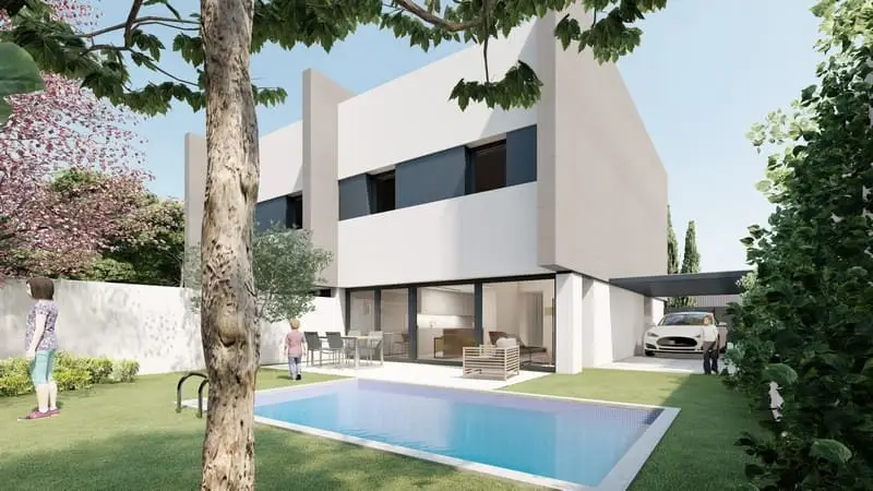 Pareados en venta en Cambrils Tarragona: Casas nuevas con vistas al mar