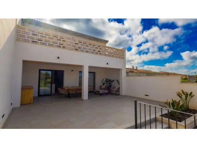 Adosado en Alquiler Muro Mallorca Diseño Moderno Jardin Terraza