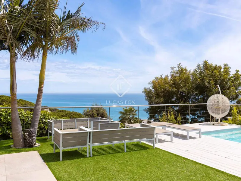 Chalet con vistas al mar en Arenys de Mar licencia turistica