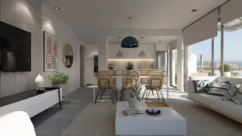 Apartamento de Lujo con Vistas al Mar Mediterráneo en Finestrat