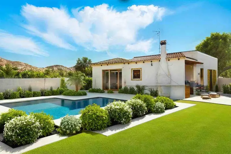 Chalet en Marquesado Chiclana de la Frontera con Piscina y Jardin