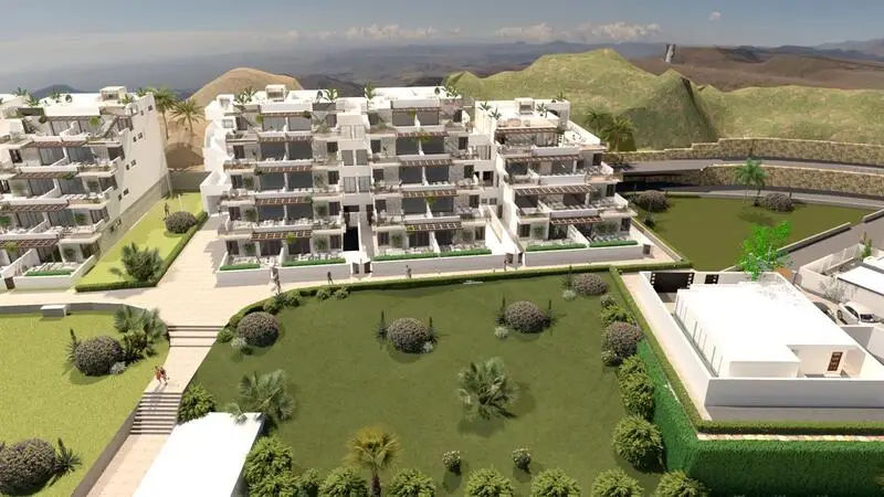 Apartamento en Vera Playa con Vistas al Mar y Piscina