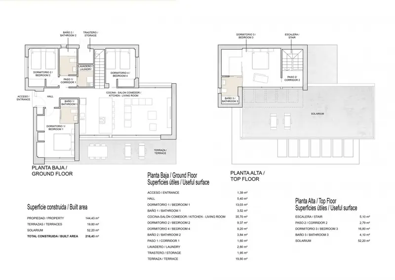 Casa-Villa de 4 Dormitorios en venta Vistabella Golf, España