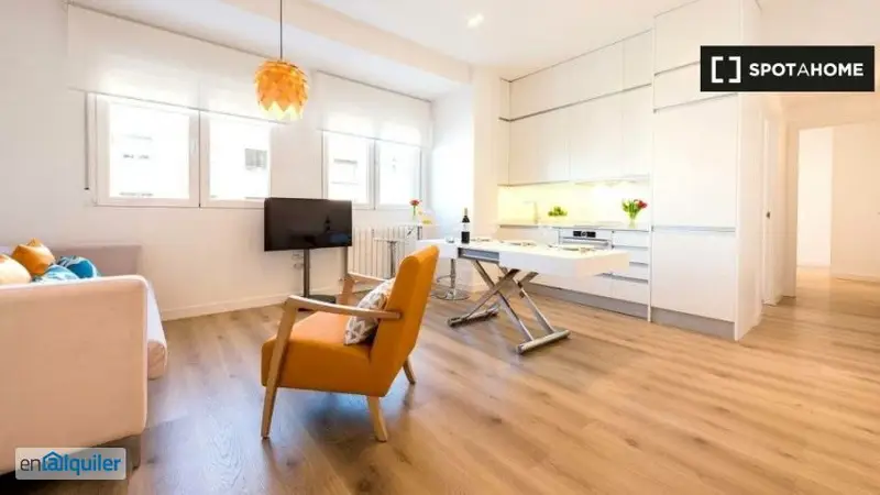 Apartamento 3 Habitaciones El Viso Madrid Mascotas Amueblado