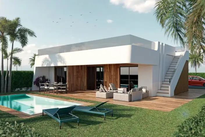 Villa 3 Dormitorios 2 Baños Piscina Solarium Nueva Construccion