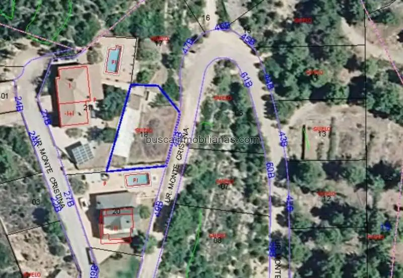Parcela Urbana en Venta Borriol 503m2 Monte Cristina