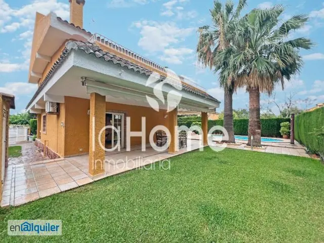Alquiler Casa Amueblada Riba Roja de Túria 4 Dormitorios Piscina