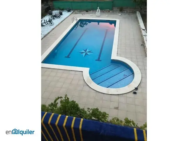 Chalet Amueblado Eixample Residencial 198m2 Jardin Piscina