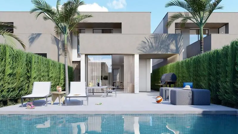 Villa 3 Dormitorios Los Urrutias Murcia Cerca Playa
