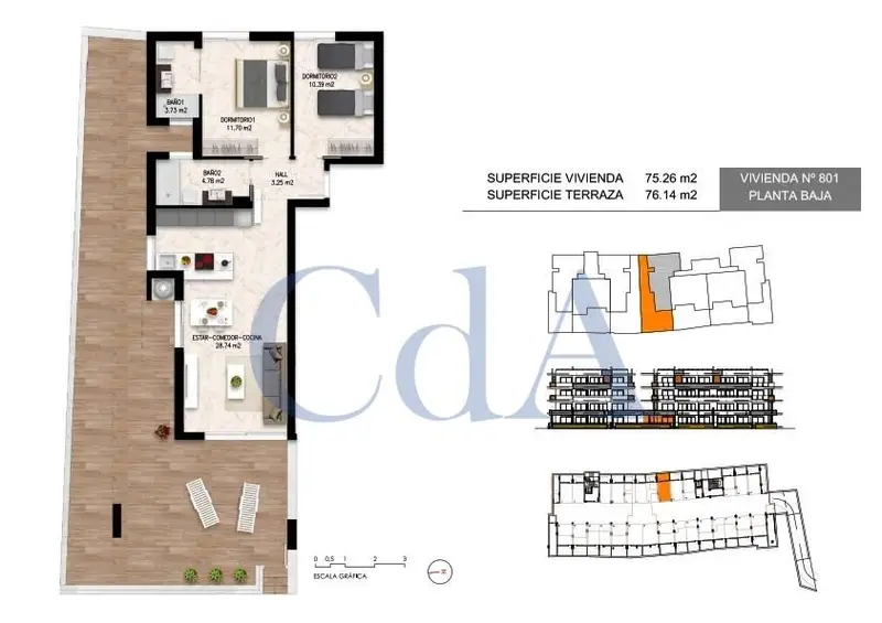 Venta Piso con Terraza en Orihuela Villamartin