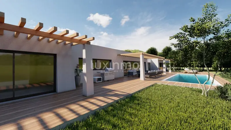 Chalet en venta en Ibiza: Finca con proyecto de ampliación