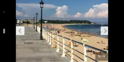 Apartamento en Playa del Coroso Ribeira primera linea de playa