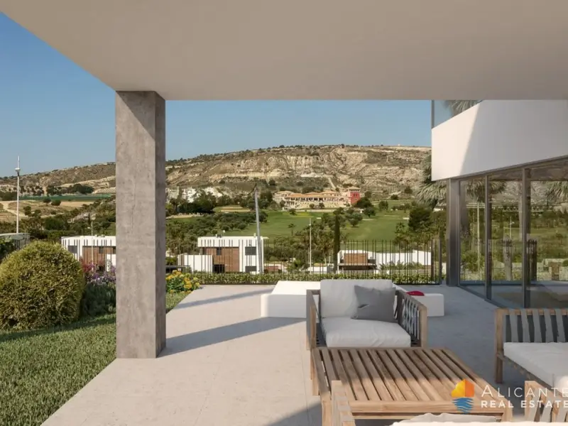 Villa Moderna con Piscina y Vistas al Golf en Algorfa
