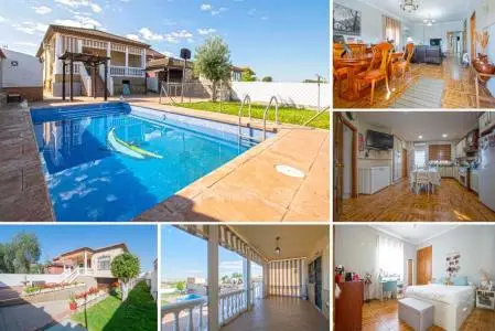 Chalet Independiente en Dos Hermanas con Piscina y Jardin