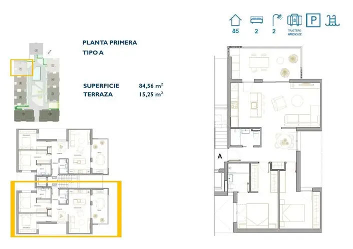Apartamento en San Pedro del Pinatar 2 dormitorios
