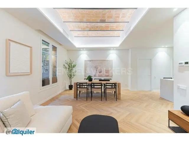 Alquiler piso amueblado terraza Eixample