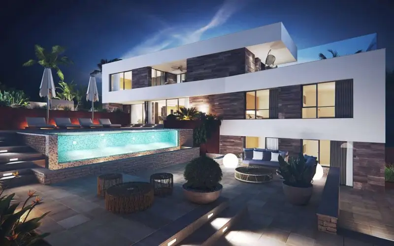 Villa de Lujo en Cabo de Palos con Vistas al Mar