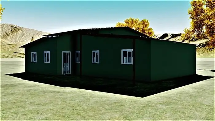 Casa Prefabricada 4 Habitaciones Estilo Tradicional
