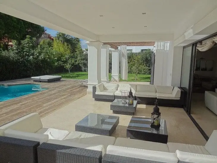 Chalet en Milla de Oro Marbella  Lujo Seguridad 4 Suites Garaje 5 Coches