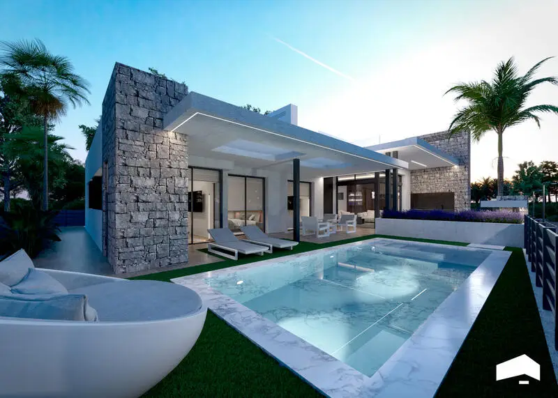 Villa Moderna 3 Dormitorios Santa Rosalia Murcia