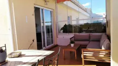 Atico en Denia con Vistas al Mar y Piscina