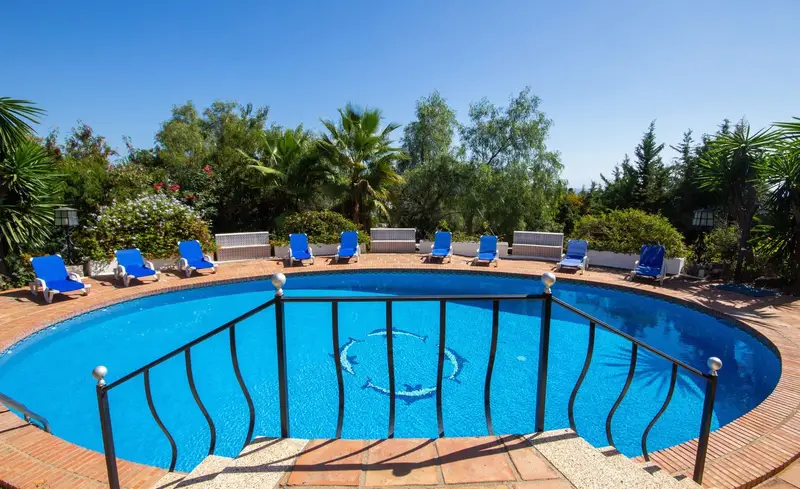 Casa Villa 7 Dormitorios Mijas Piscina Jardin Vistas al Mar