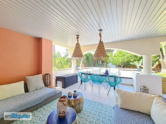 Alquiler Piso Amueblado Bendinat Golf 95m2 Jardin Privado