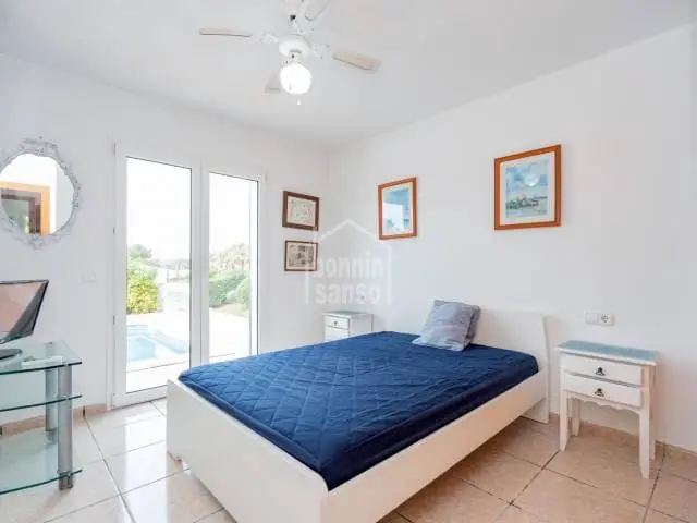 Chalet en Canutells Menorca con Piscina y Jardin