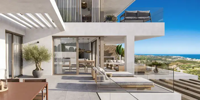 Atico 2 Dormitorios Lujo Calanova Golf Mijas Costa del Sol