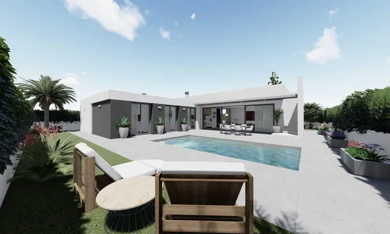 Villas en San Juan de los Terreros  Almería: Piscinas Privadas y Solárium