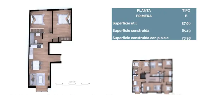 Apartamentos en Venta Malaga Centro: 1 y 2 Dormitorios