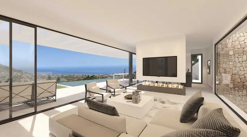 Casa Villa 5 Dormitorios Mijas Vistas al Mar Piscina Infinita