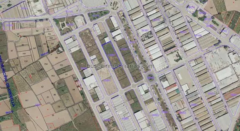 Parcela Industrial en Venta Xirivella 6072m2 Edificabilidad 8105m2