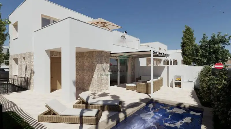 Villa Moderna 3 Dormitorios Piscina Alicante