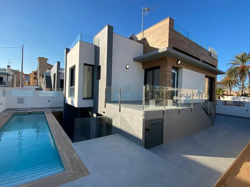 Villa Mediterranea Nueva a 60m de la Playa con Vistas al Mar