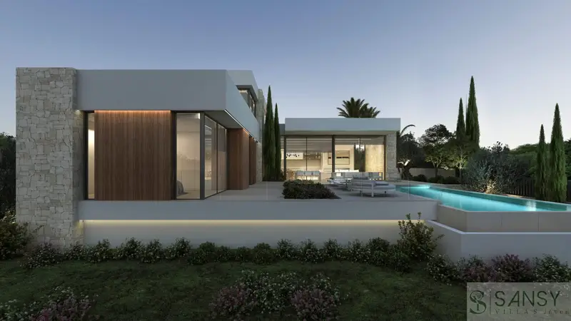 Chalet Moderno en Venta Moraira con Piscina 4 Dormitorios