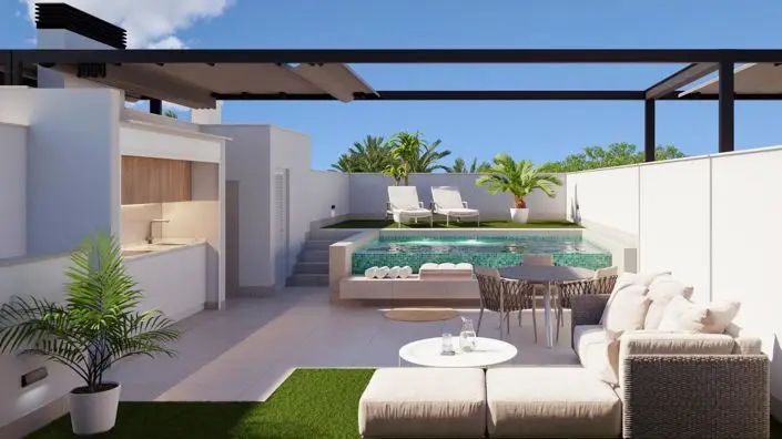 Atico 3 Dormitorios Pilar de la Horadada Piscina Privada
