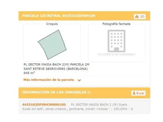 Solar en Venta en Sant Esteve Sesrovires Masia Bach