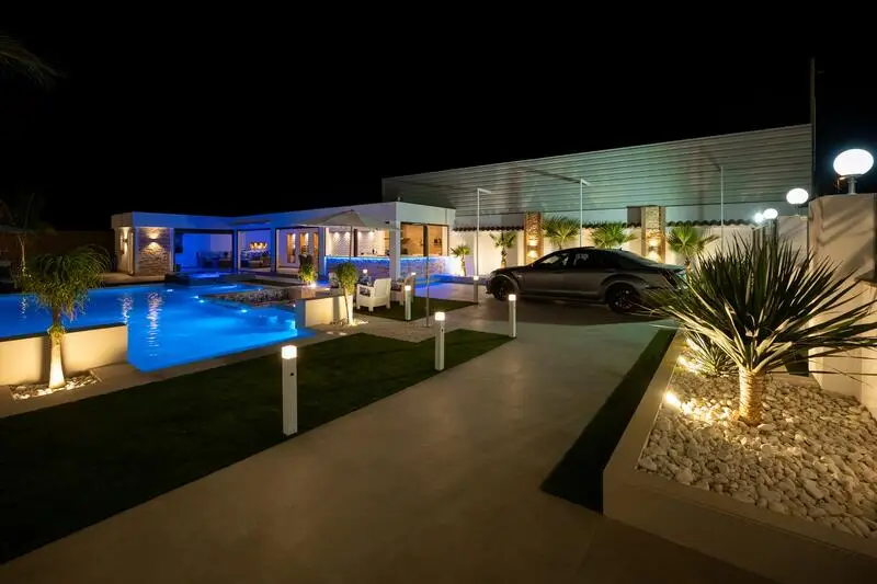 Villa 4 Dormitorios Murcia - Piscina, Spa, Gimnasio