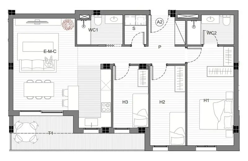 Venta Piso 3 Dormitorios 2 Baños Trastero Igualada