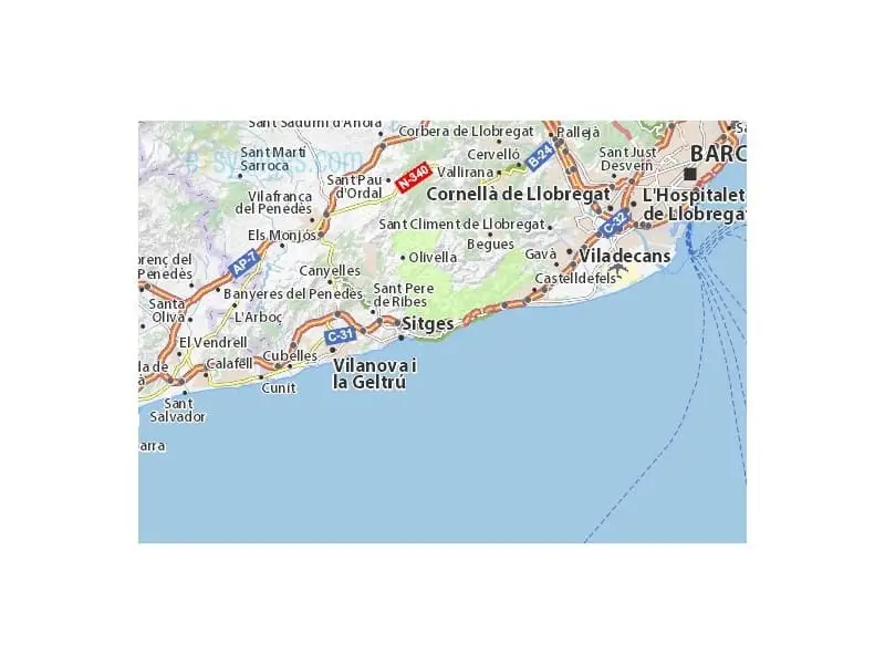 Parcela en Venta Sitges Passeig Vilanova 550m2 Edificables