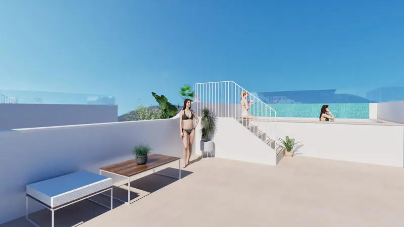 Bungalows en Torre de la Horadada cerca de la playa