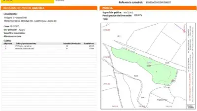 Finca rústica en venta en Polígono 5, Parcela 5087